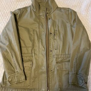 Madewell green utility jacket, size medium. Like new.